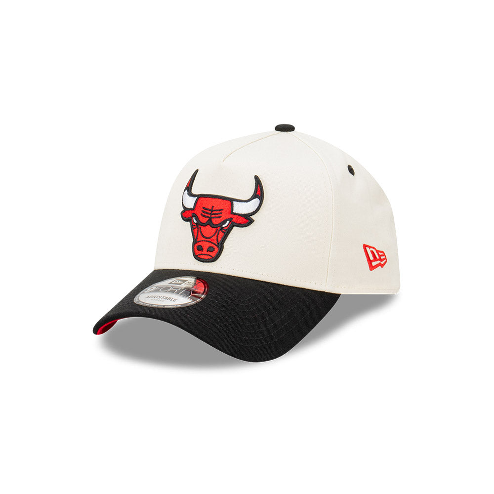 Chicago Bulls Hat - Ivory Blaze 9Forty A-Frame NBA Snapback Cap - New Era