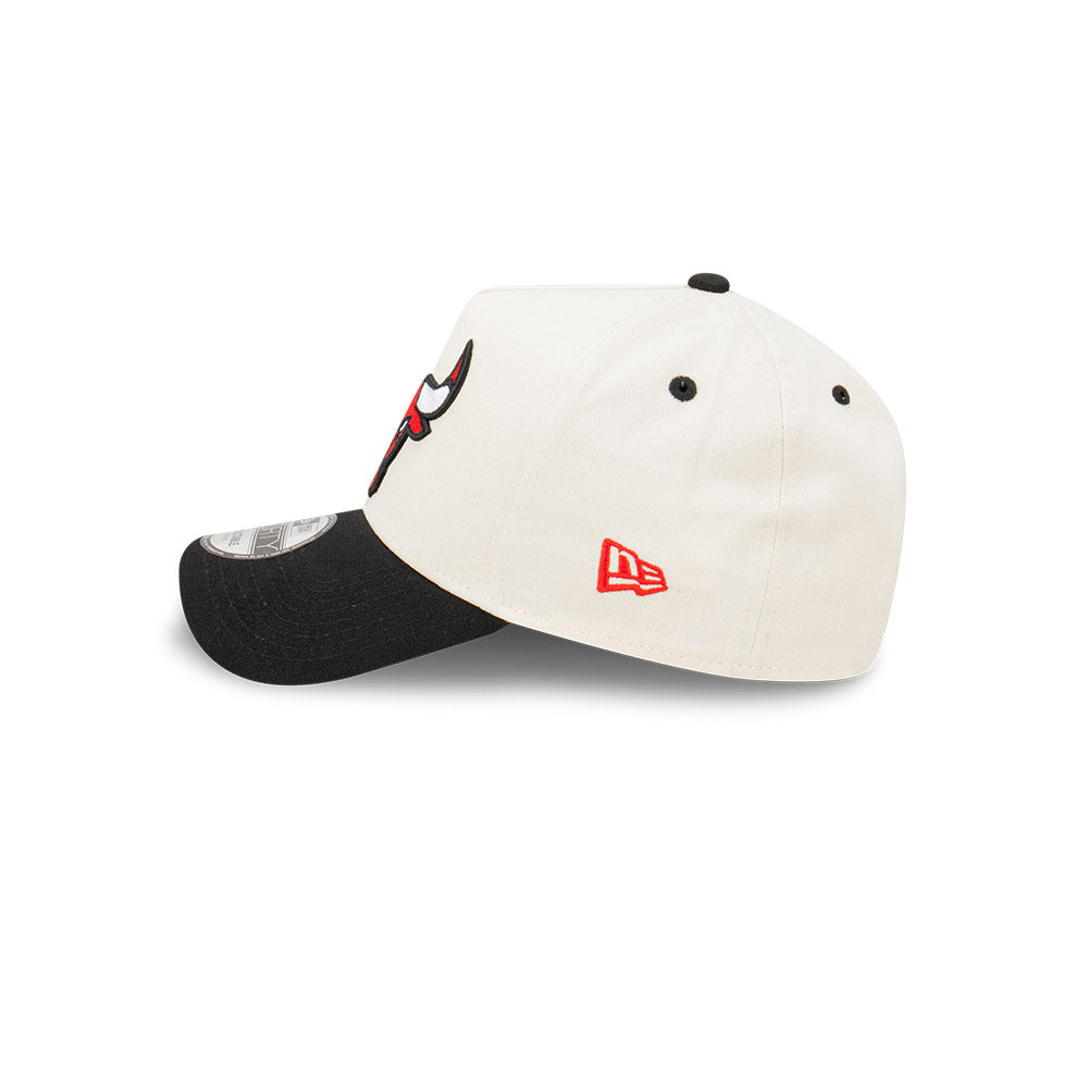 Chicago Bulls Hat - Ivory Blaze 9Forty A-Frame NBA Snapback Cap - New Era