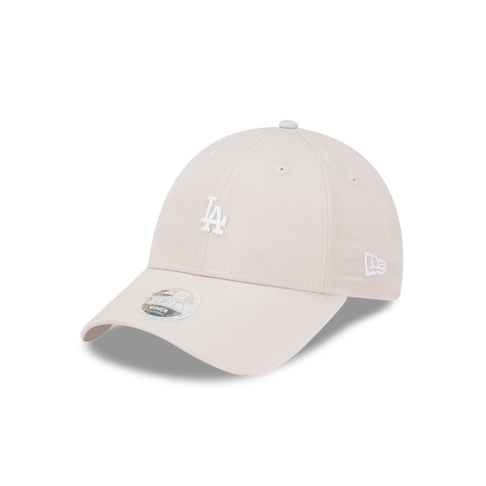 LA Dodgers Women's Cap - White Moonstruck 9Forty MLB Strapback Hat - New Era