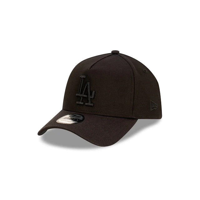 Los Angeles Dodgers Hat - Black on Black 9Forty MLB Snapback - New Era