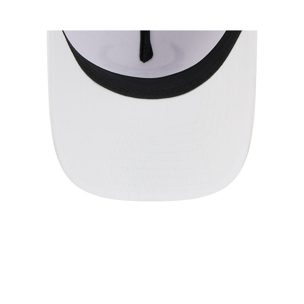 Chicago Bulls Hat - White Prolight NBA 9Forty A-Frame Snapback Cap - New Era