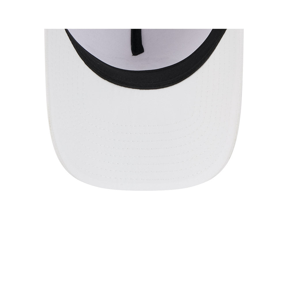 LA Lakers Hat - White Prolight NBA 9Forty A-Frame Snapback Cap - New Era