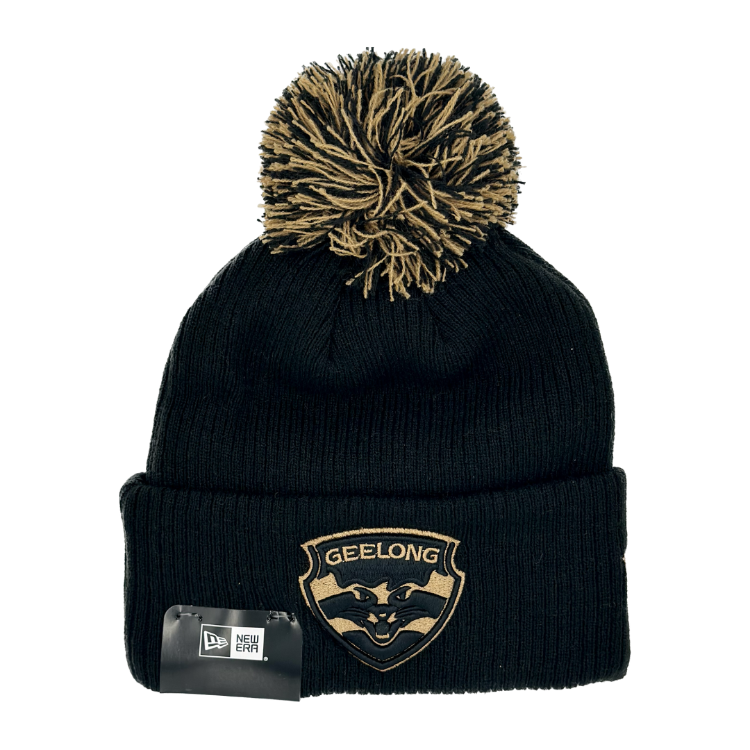 Geelong Cats 2023 AFL Winter Collection Pom Knit New Era