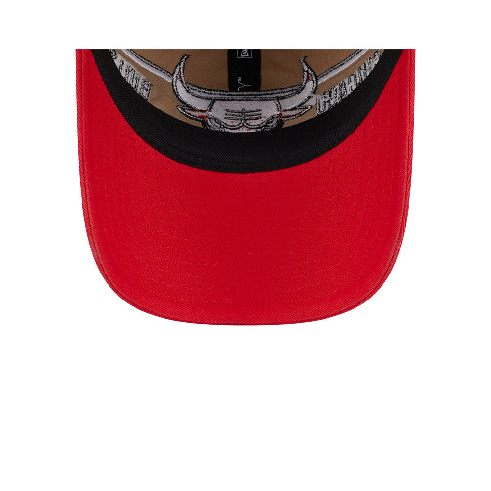 Chicago Bulls Hat - Camel NBA 2024 Draft 9Twenty Strapback Cap - New Era