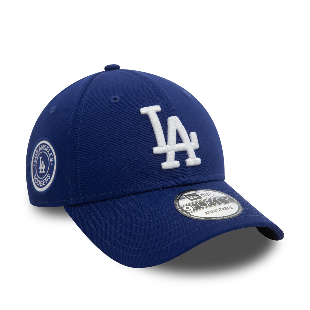 LA Dodgers Hat MLB Side Patch Navy 9Forty Strapback Cap New Era