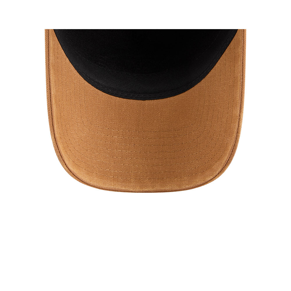 Newcastle Knights Hat - Canvas Bronze White 9Forty A-Frame NRL Snapback Cap - New Era