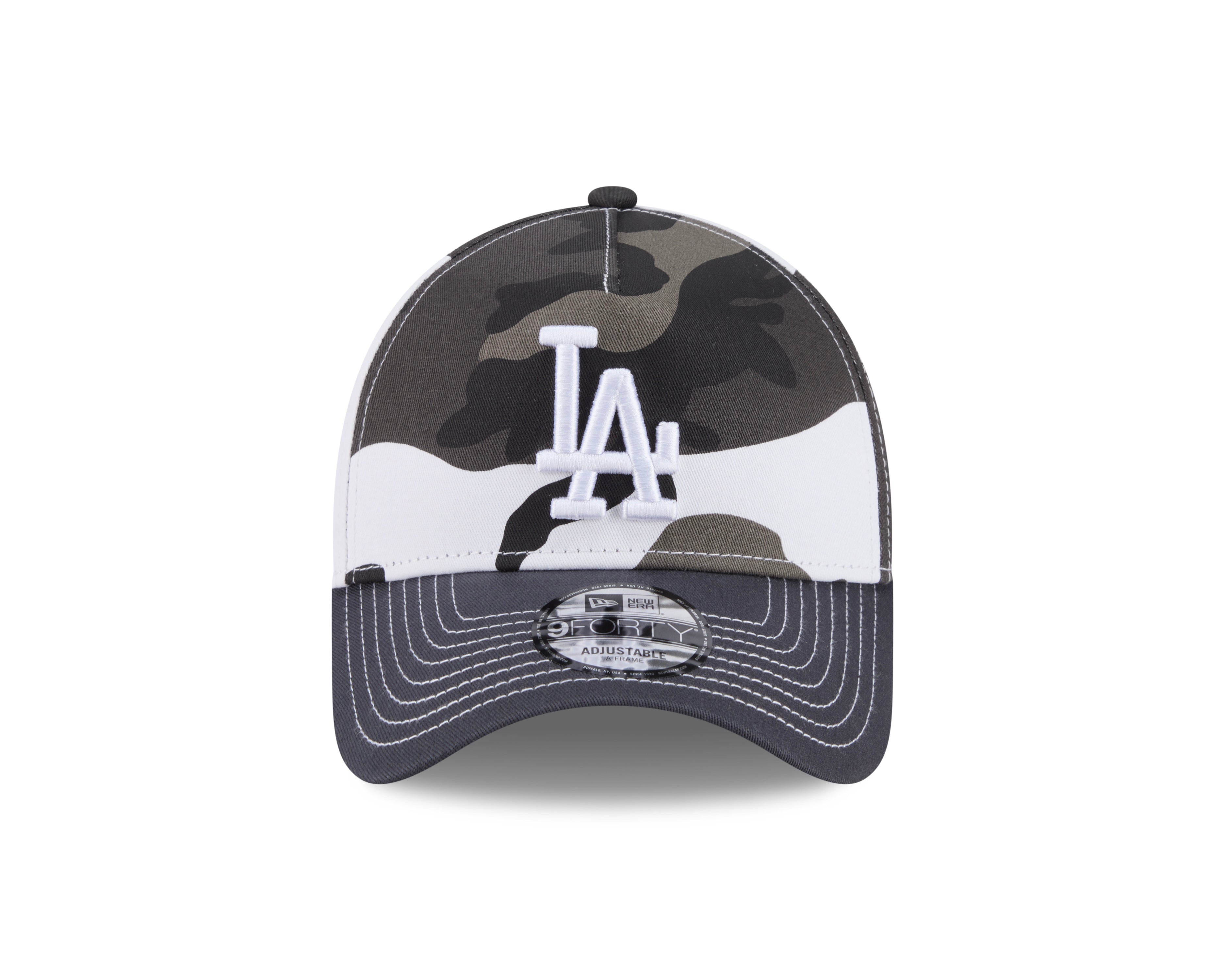 LA Dodgers Hat - Urban Camo 9Forty A-Frame MLB Snapback Cap - New Era