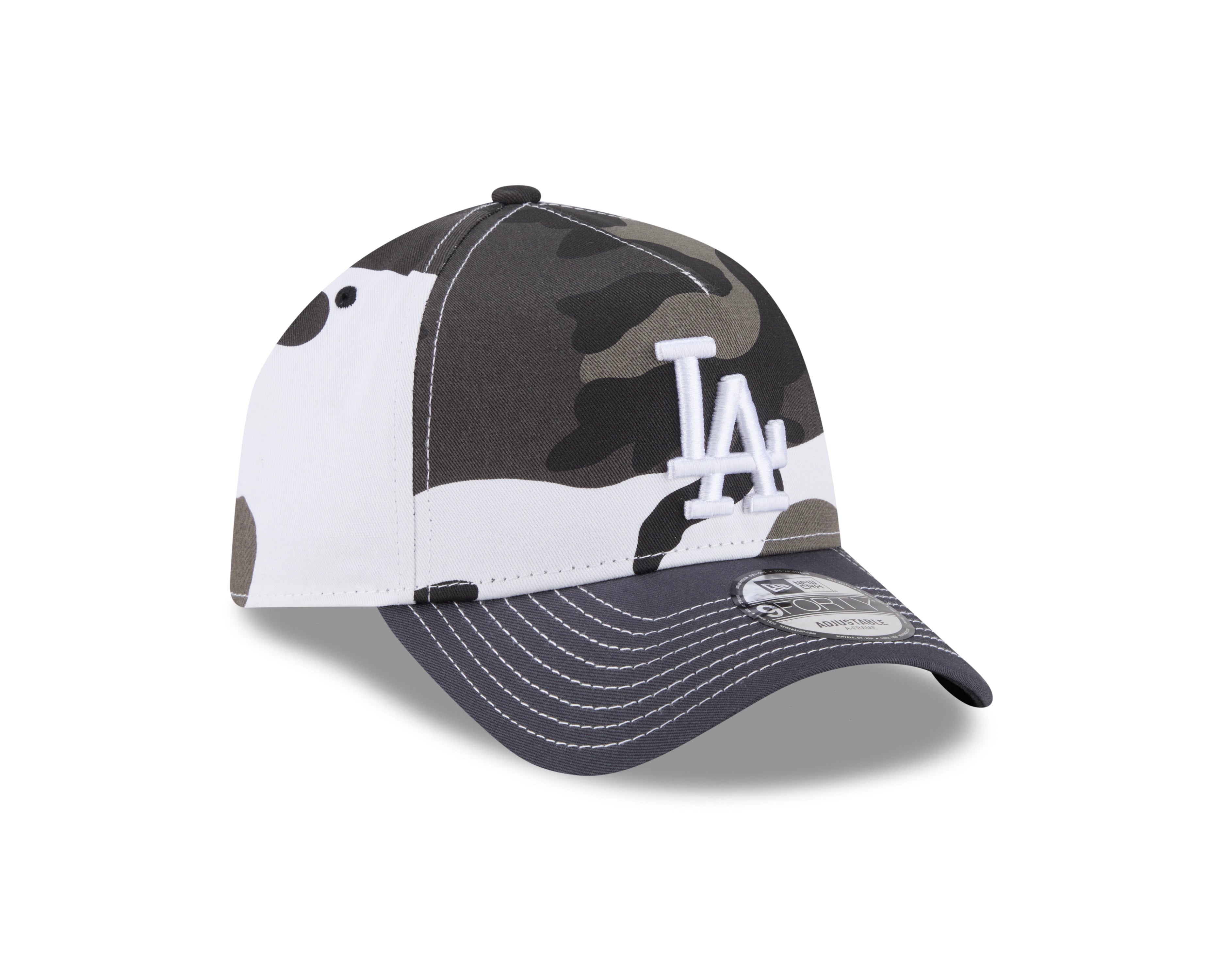 LA Dodgers Hat - Urban Camo 9Forty A-Frame MLB Snapback Cap - New Era
