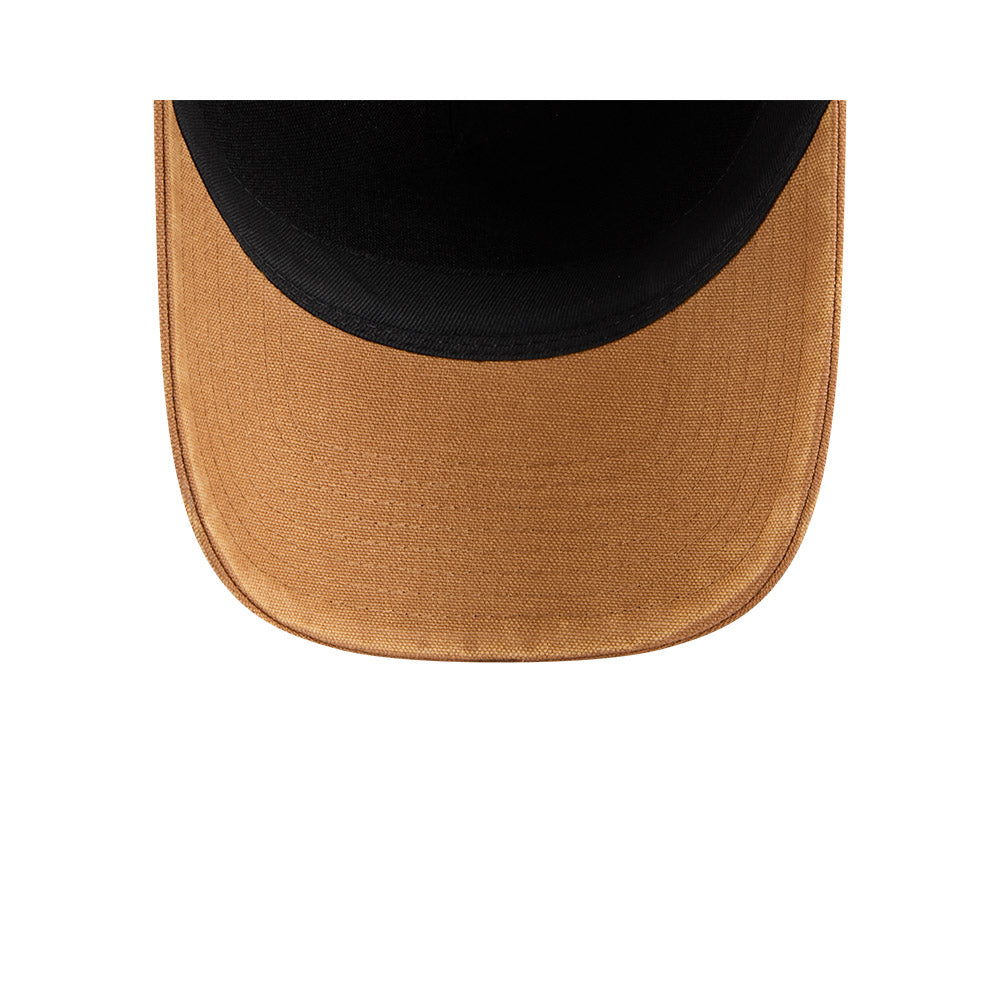 Melbourne Storm Hat - Canvas Bronze White 9Forty A-Frame NRL Snapback Cap - New Era