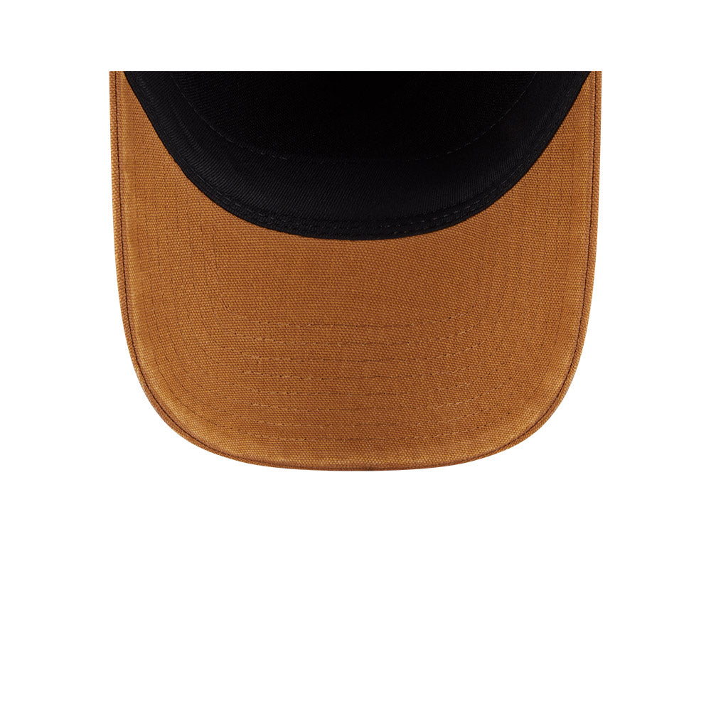 Adelaide Crows Hat - Canvas Bronze White 9Forty A-Frame AFL Snapback Cap - New Era