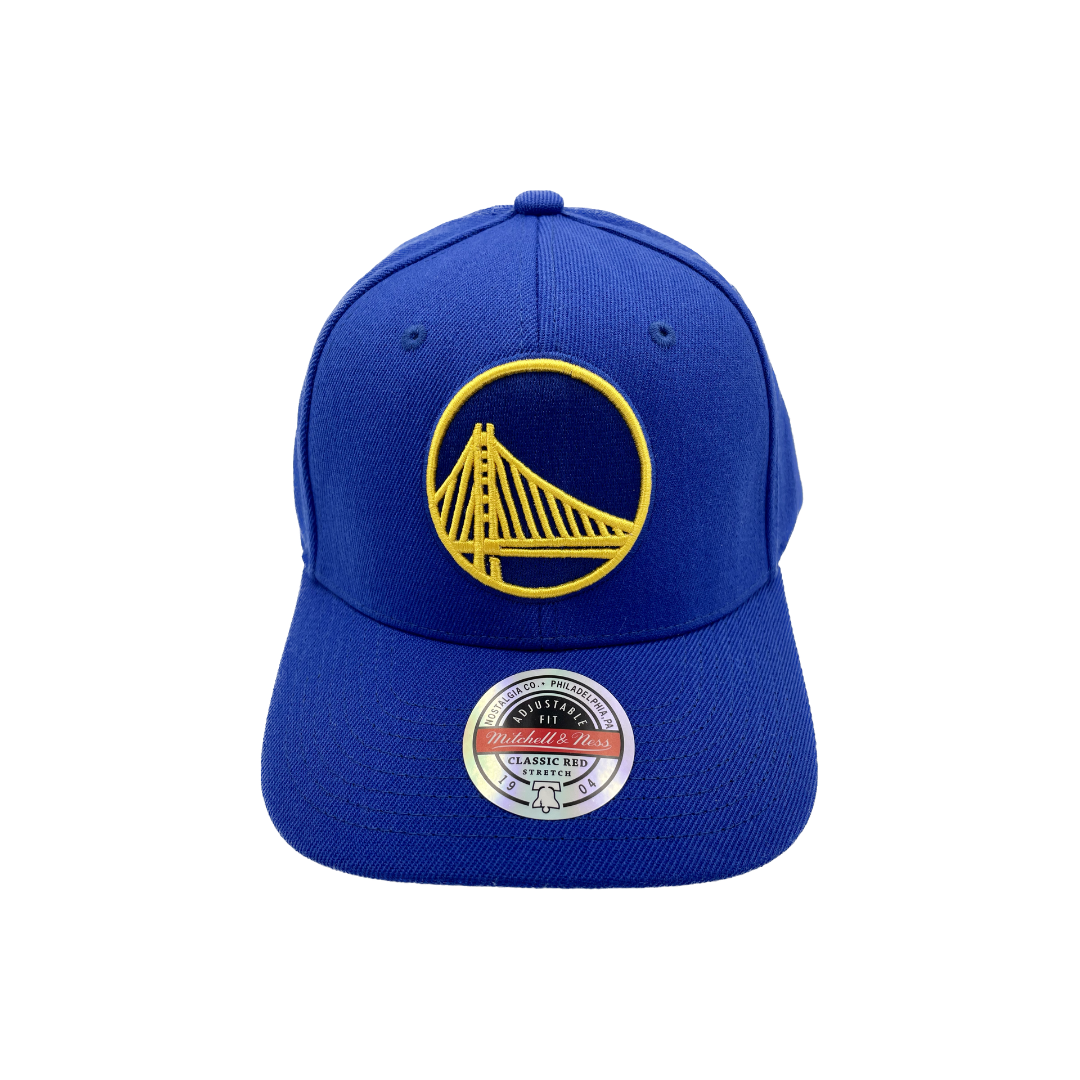 Mitchell & Ness - NBA Blue Snapback Cap - Golden State Warriors Tapestry Blue Snapback @ Hatstore