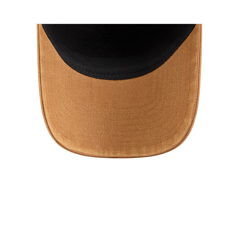 Western Bulldogs Hat - Canvas Bronze White 9Forty A-Frame AFL Snapback Cap - New Era