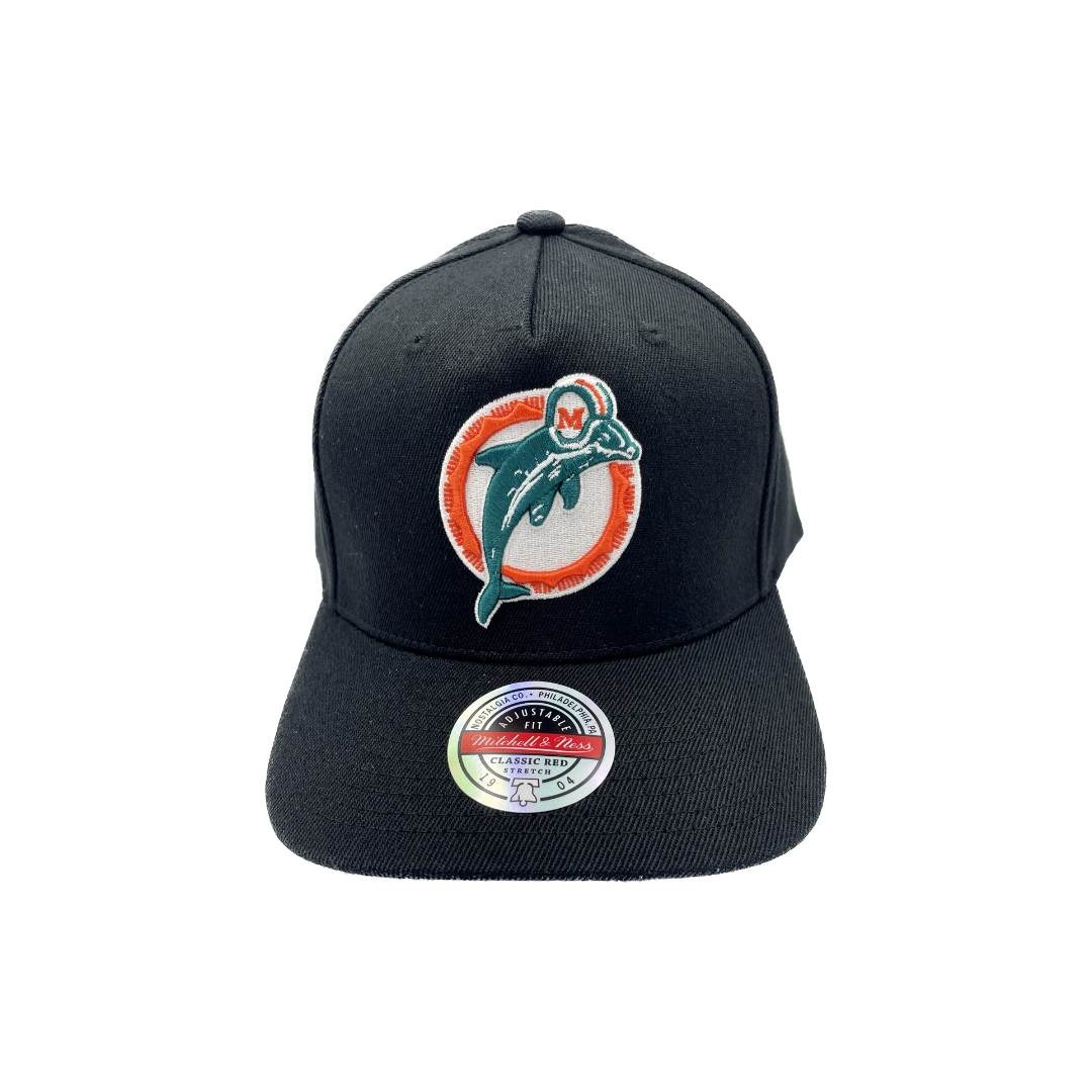 Black top dolphins hat
