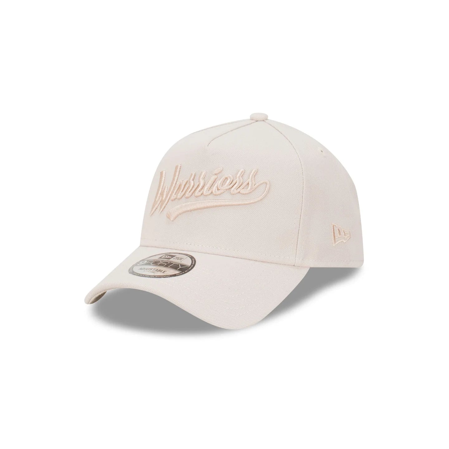 New Zealand Warriors Hat - Stone Script 9Forty A-Frame NRL Snapback Cap - New Era