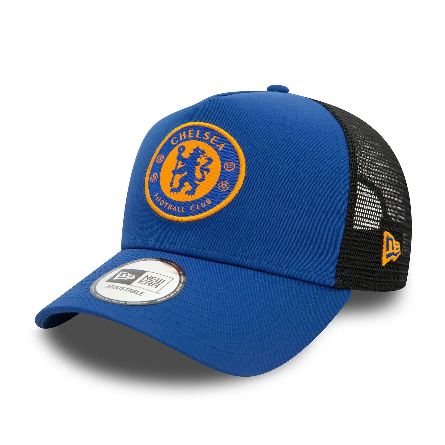Chelsea FC Hat - Blue Seasonal EPL 9Forty A-Frame Trucker Snapback Cap - New Era