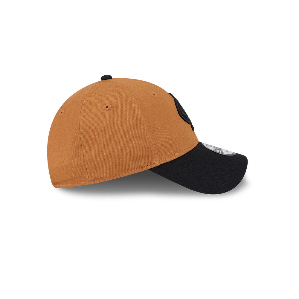 Carlton Blues Hat - 2-Tone Bronze Black 9forty AFL Strapback Cap - New Era