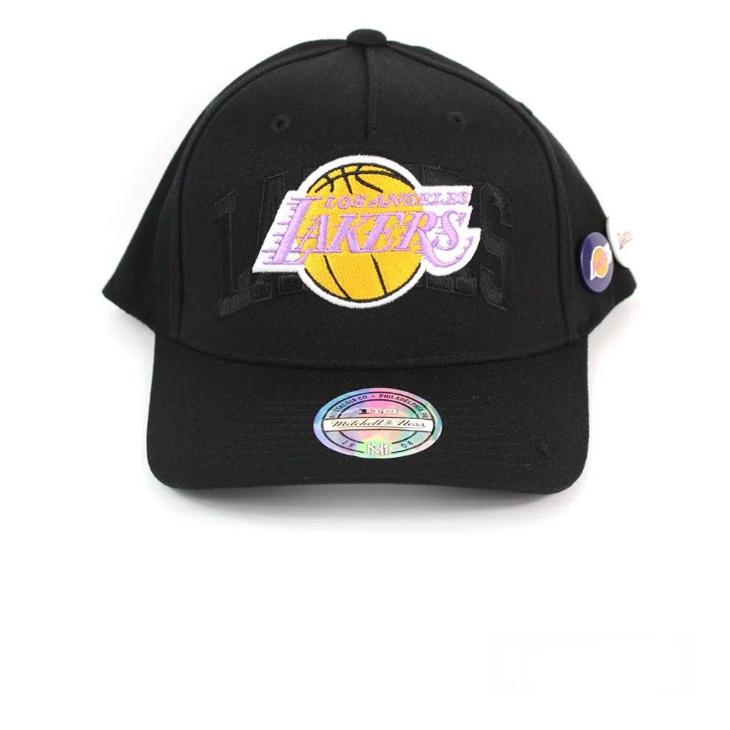 Mitchell & Ness - LA Lakers Nostalgia Black Curved Snapback