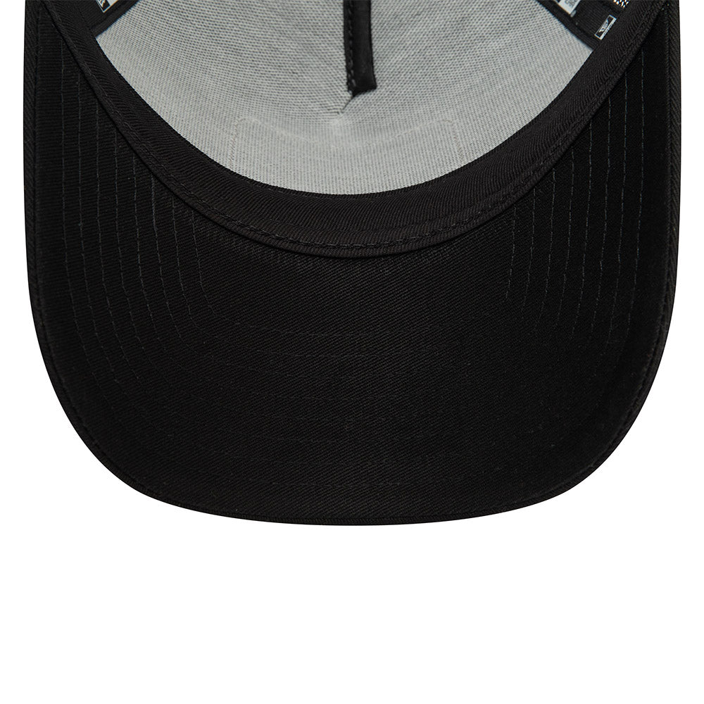 McLaren F1 Racing Hat - Formula 1 Black Graphic Patch 9Forty A-Frame Trucker Snapback Cap - New Era