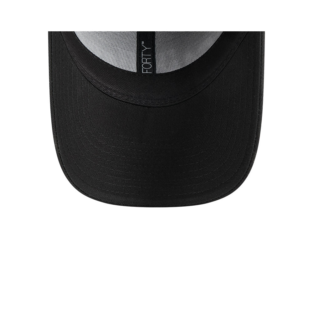 Penrith Panthers Youth Hat - NRL Split Script Black OTC 9Forty Kids Strapback Cap - New Era