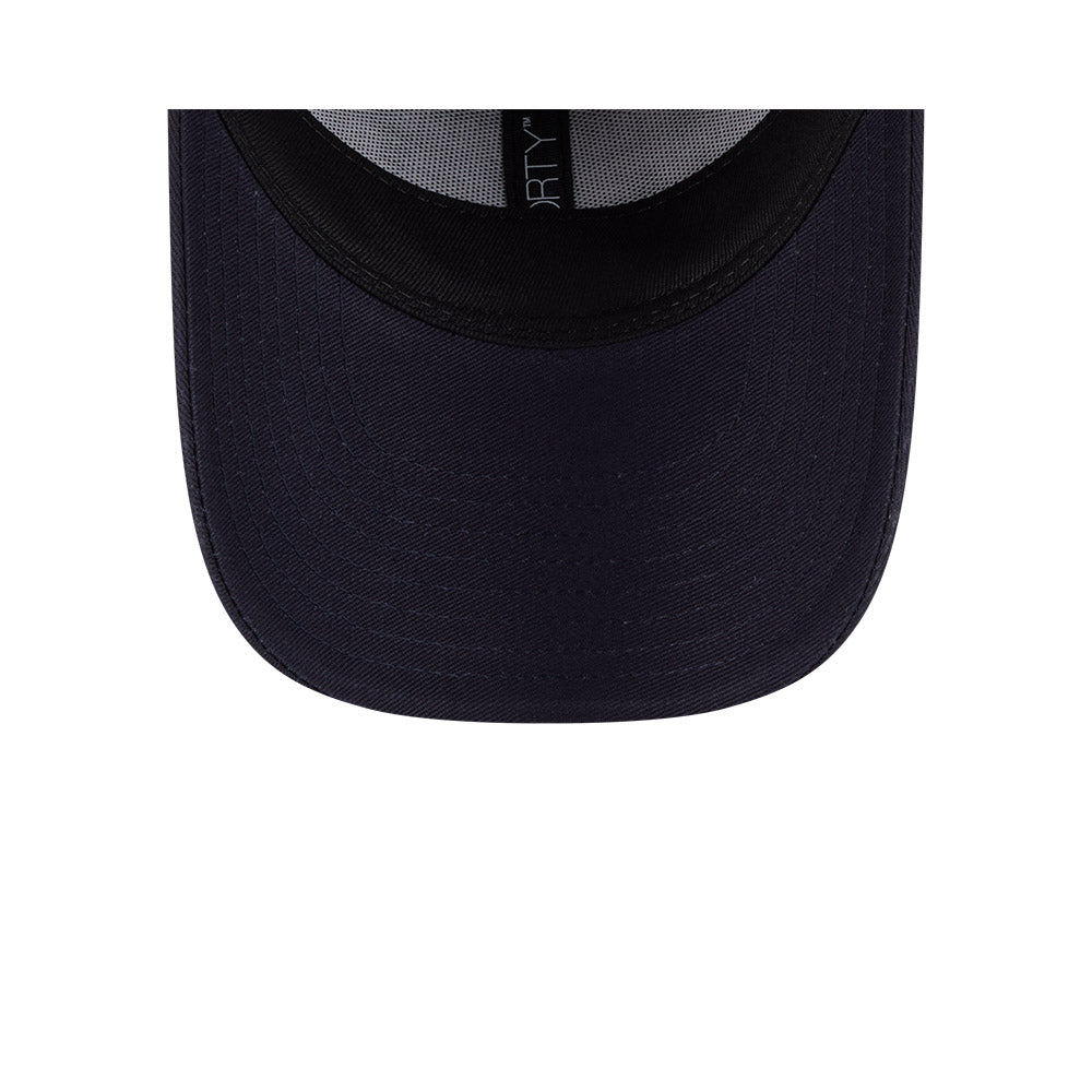 Melbourne Storm Youth Hat - NRL Split Script Navy OTC 9Forty Kids Strapback Cap - New Era