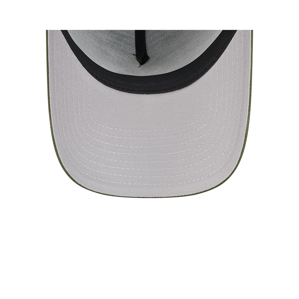 New York Yankees Hat - World Series Rifle Green 9Forty A-Frame MLB Snapback Cap - New Era