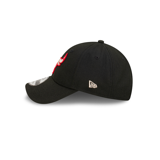 Chicago Bulls Hat - Black Residual Collection 9Forty Snapback - New Era