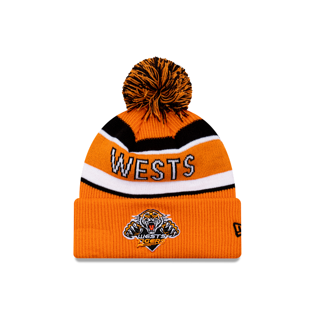 Wests Tigers Beanie - Orange Knit NRL Collection - New Era