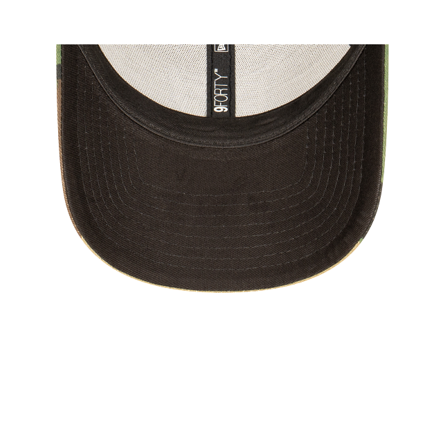 Las Vegas Raiders Hat - NFL Woodland Camo 9Forty Cloth Strapback Cap - New Era