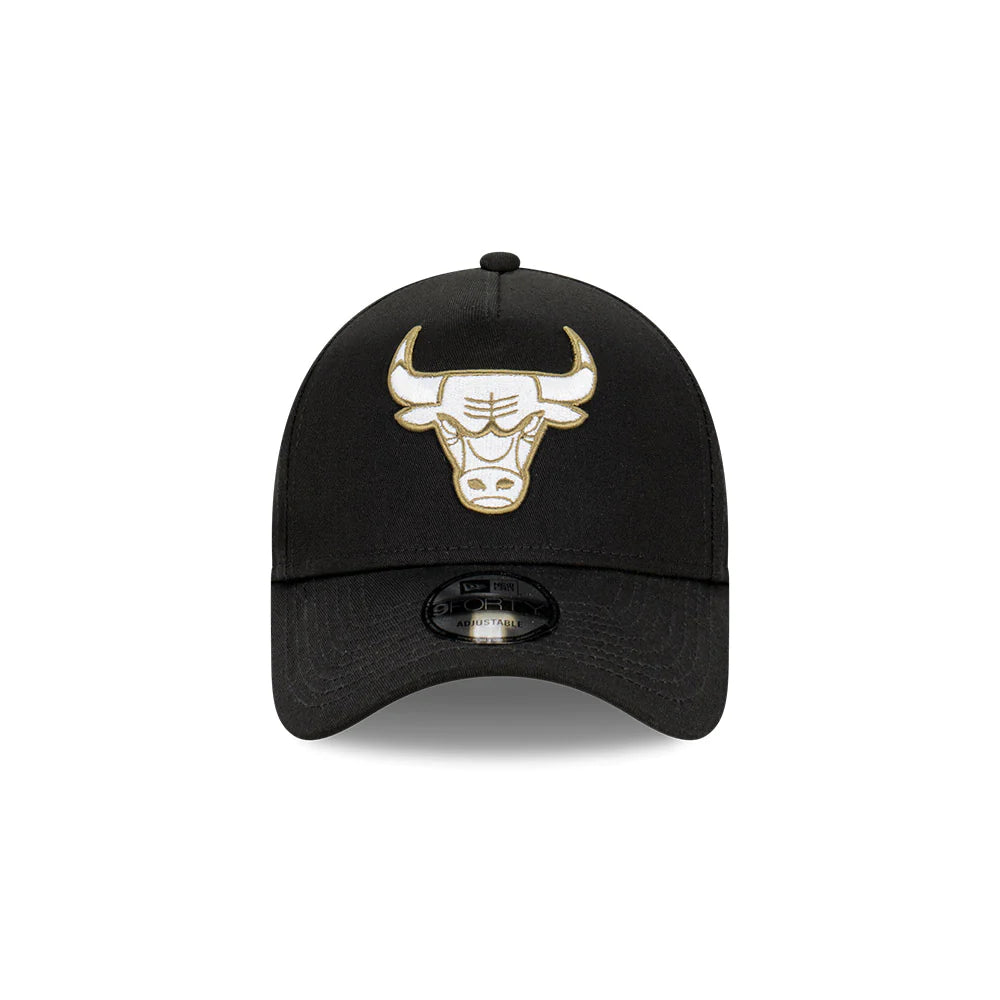 Chicago Bulls Hat Black Olive A Frame 9Forty NBA Snapback New Era
