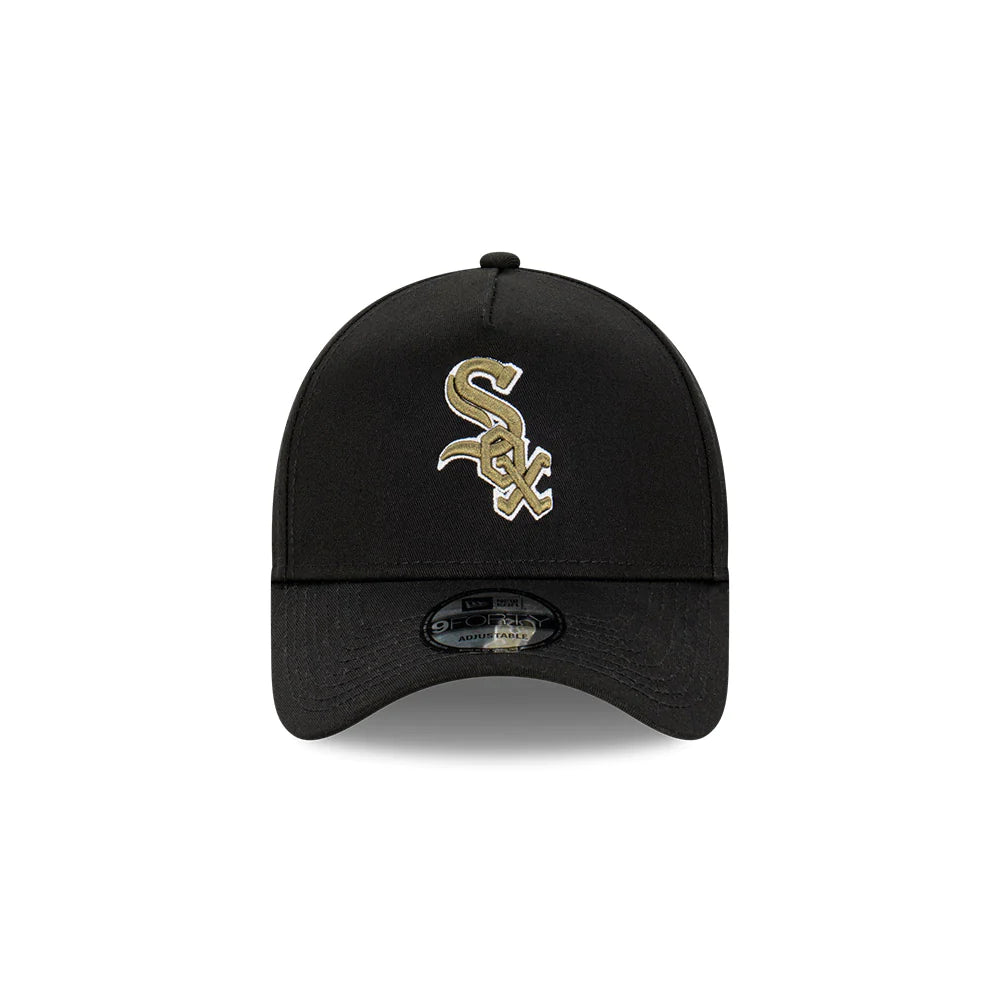 Chicago White Sox Hat - Black Olive A-Frame 9Forty MLB Snapback - New Era