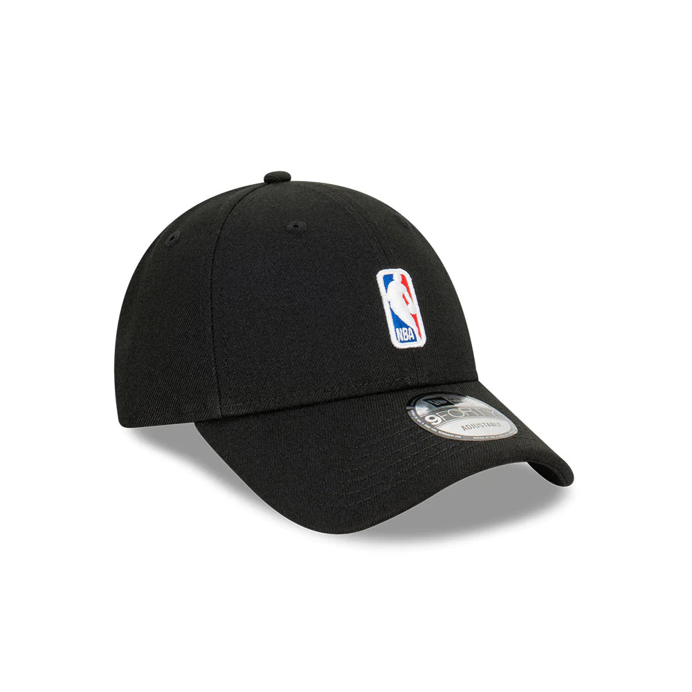 NBA League Logo Hat - Black 9Forty Snapback - New Era