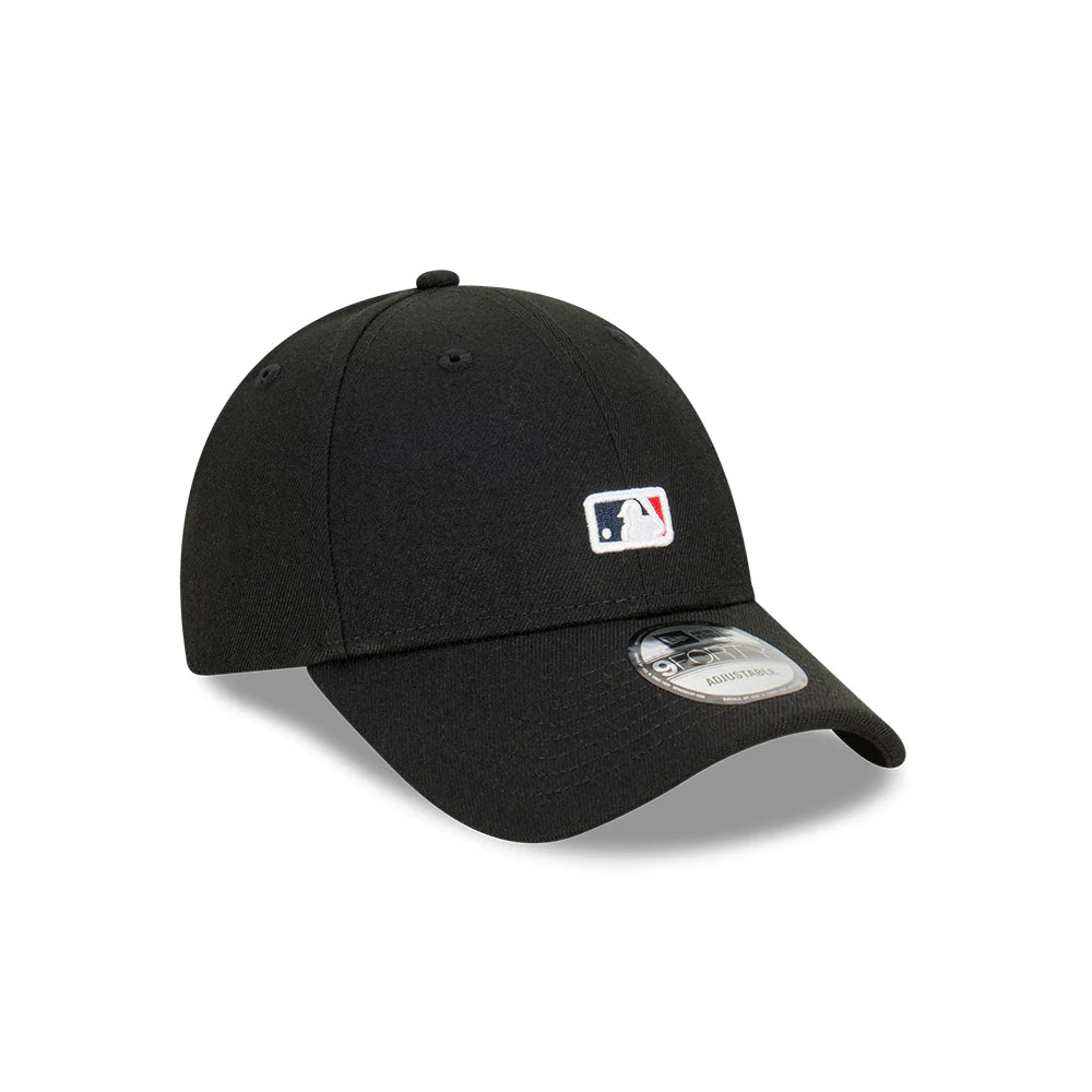 MLB League Logo Hat - Black 9Forty Snapback - New Era