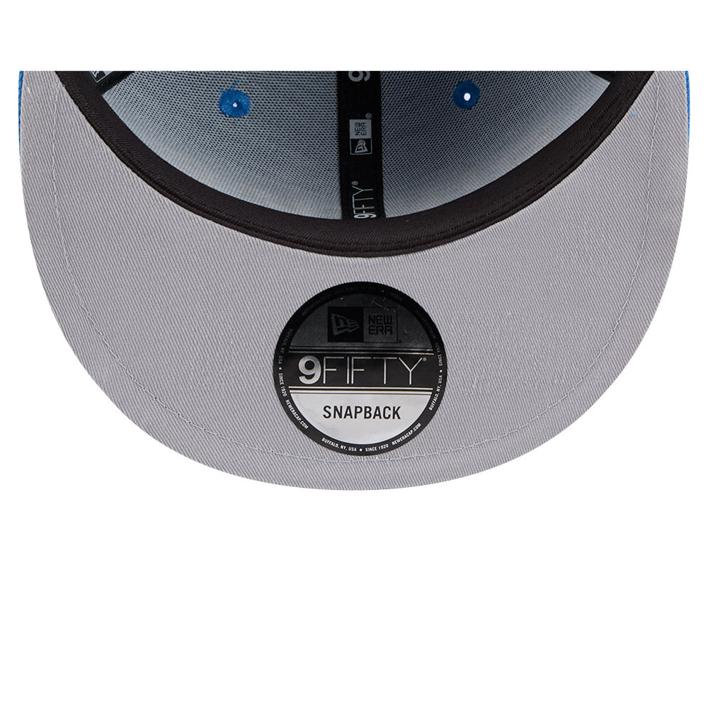 Milwaukee Bucks Youth Kids Hat - JR NBA 2024-2025 City Edition Blue 9Fifty Snapback Cap - New Era