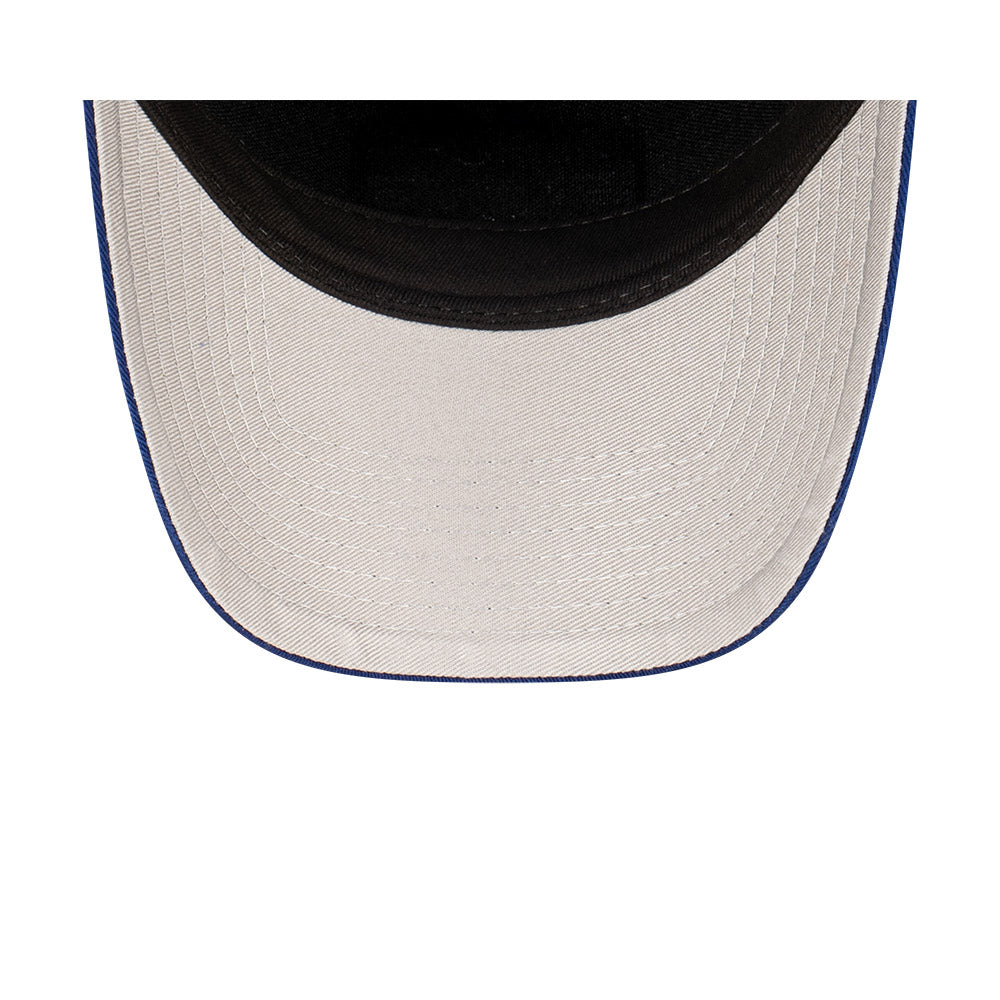 Melbourne Demons Hat - Blue Retro 9Forty A-Frame AFL Snapback Cap - New Era