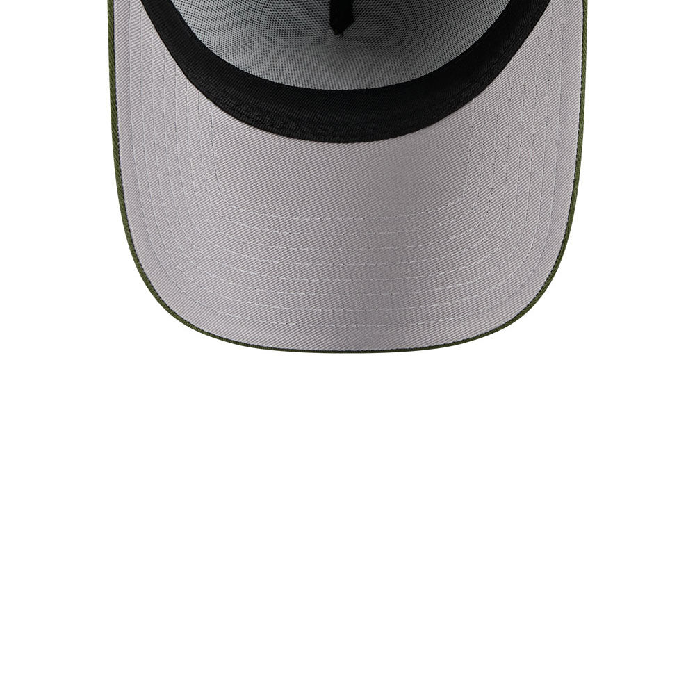 New York Yankees Hat - Autumn Mix Green 9Forty A-Frame MLB Snapback Cap - New Era