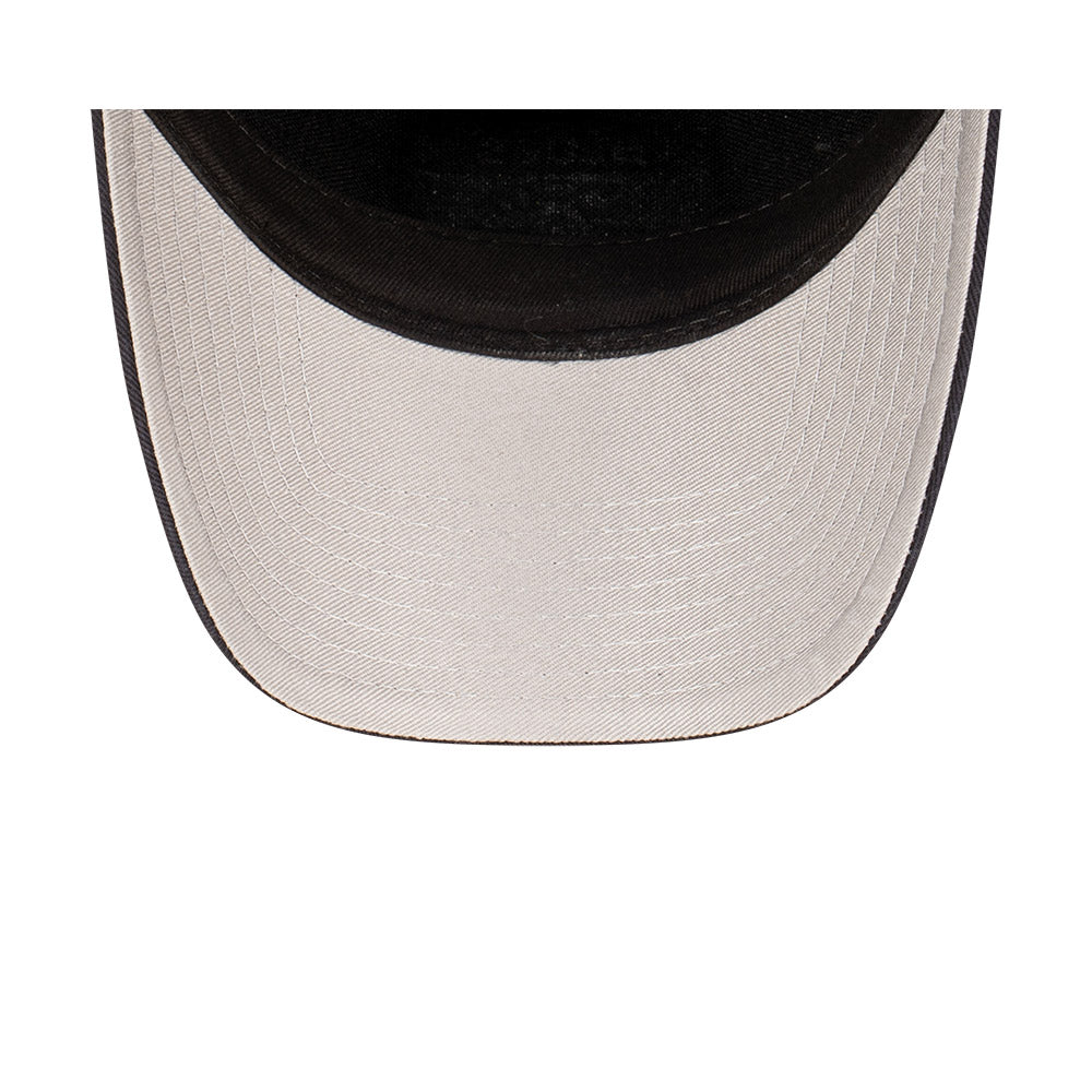 Carlton Blues Hat - Navy Retro 9Forty A-Frame AFL Snapback Cap - New Era