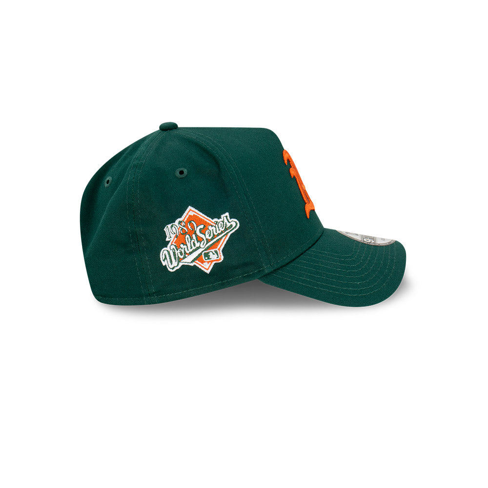 Oakland Athletics Hat - Copper Green A-Frame 9Forty MLB World Series Snapback Cap - New Era