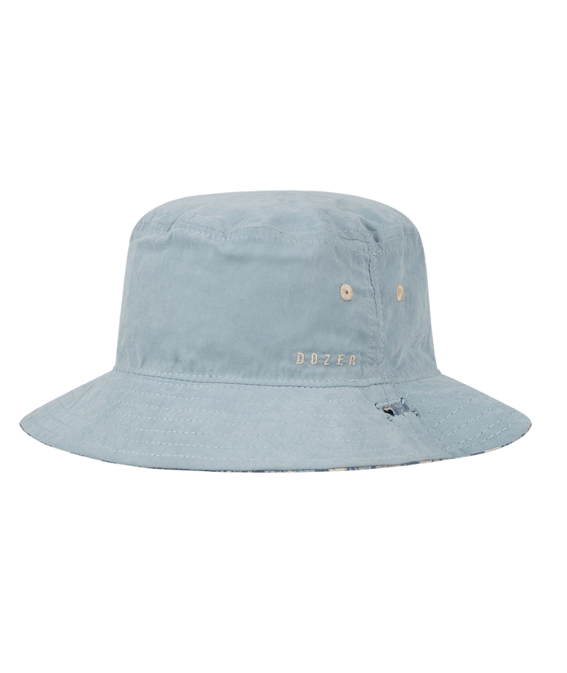 Dozer Boys Bucket Hat - Teal Retro Surfboard Pattern - Bremer