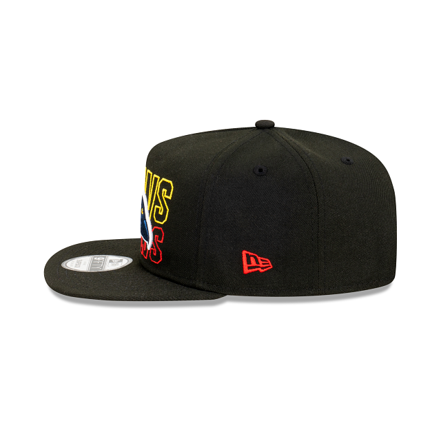 Adelaide Crows Hat - AFL Neon Lights Black 9Fifty A-Frame Snapback Cap - New Era