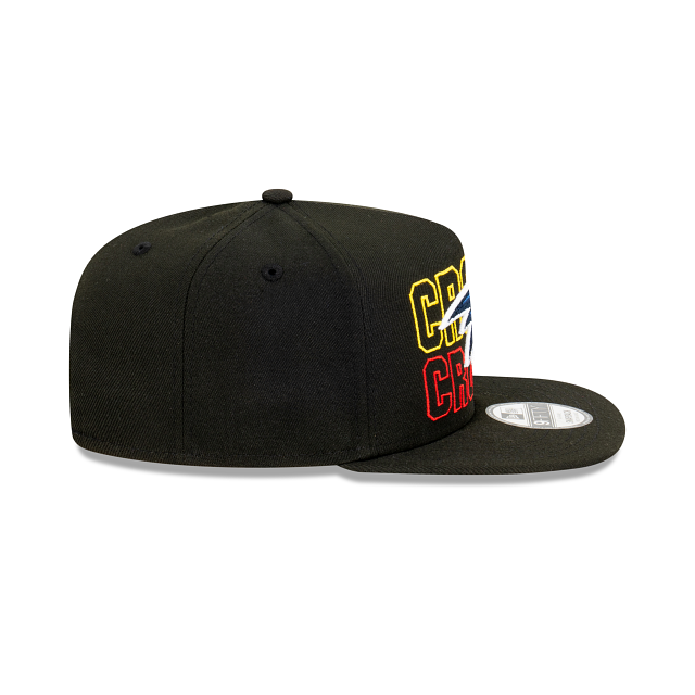 Adelaide Crows Hat - AFL Neon Lights Black 9Fifty A-Frame Snapback Cap - New Era