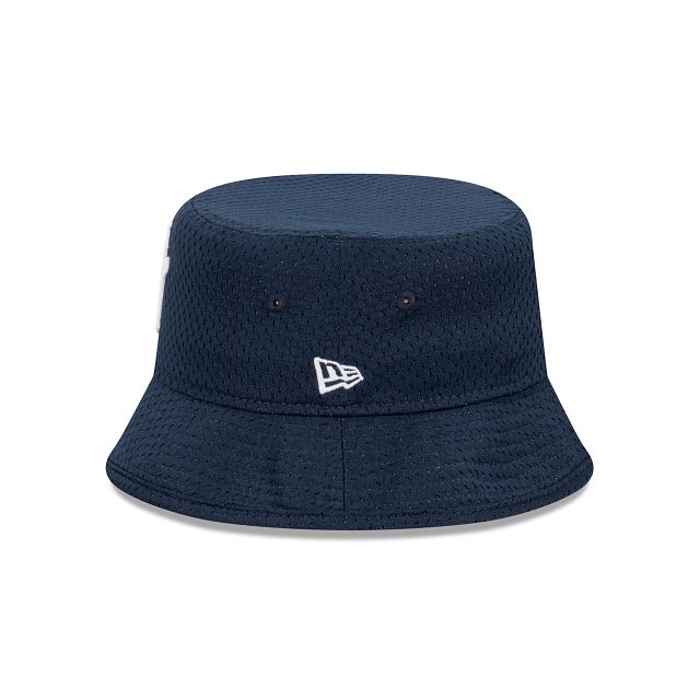 New York Yankees Bucket Hat - Open Mesh Navy MLB Bucket - New Era