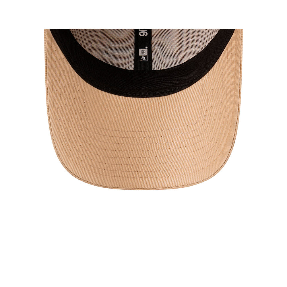 Australian Open Hat - 2025 Seasonal Outline AO Oat Milk Tennis 9Forty Strapback Cap - New Era