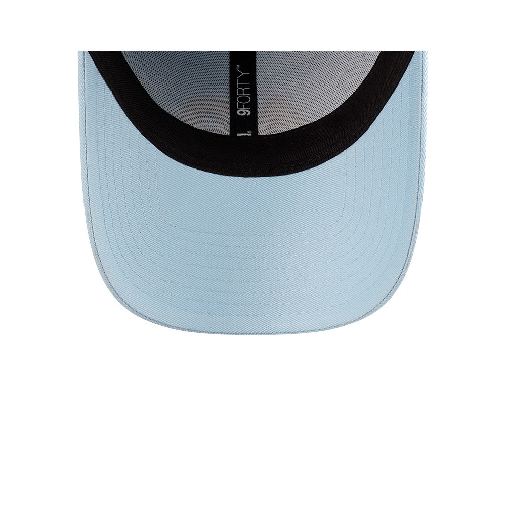 Australian Open Hat - 2025 Seasonal Outline AO Pastel Blue Tennis 9Forty Strapback Cap - New Era