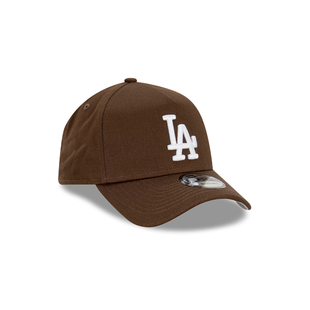 LA Dodgers Hat - Moss Walnut 9Forty A-Frame MLB Snapback Cap - New Era