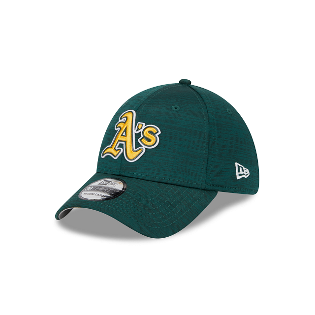 Oakland Athletics Hat - Dark Green 2023 MLB Clubhouse Stretch Fit 39Thirty Cap - New Era
