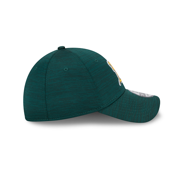 Oakland Athletics Hat - Dark Green 2023 MLB Clubhouse Stretch Fit 39Thirty Cap - New Era
