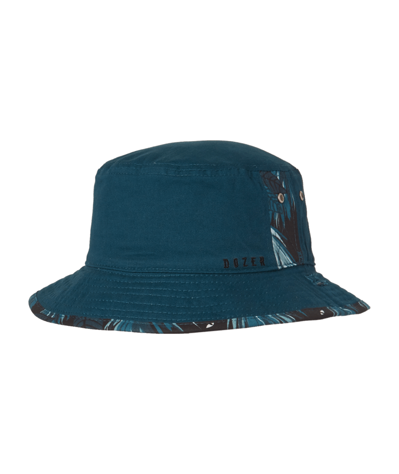 Dozer Boys Bucket Hat - Green Leafy Print - Hideaway
