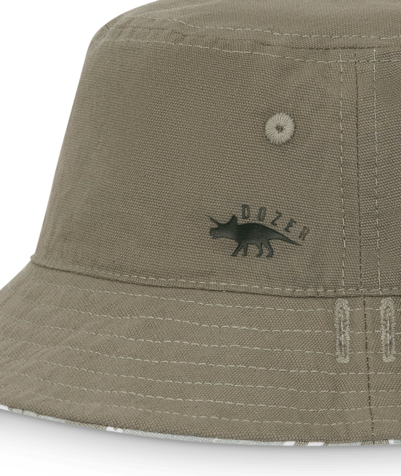 Dozer Boys Bucket Hat - Camo Dinosaur Print - Clifton