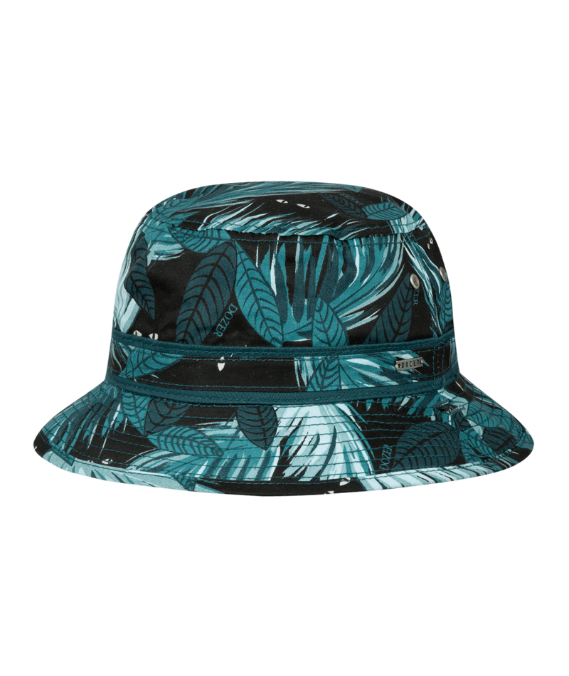 Dozer Boys Bucket Hat - Green Leafy Print - Hideaway