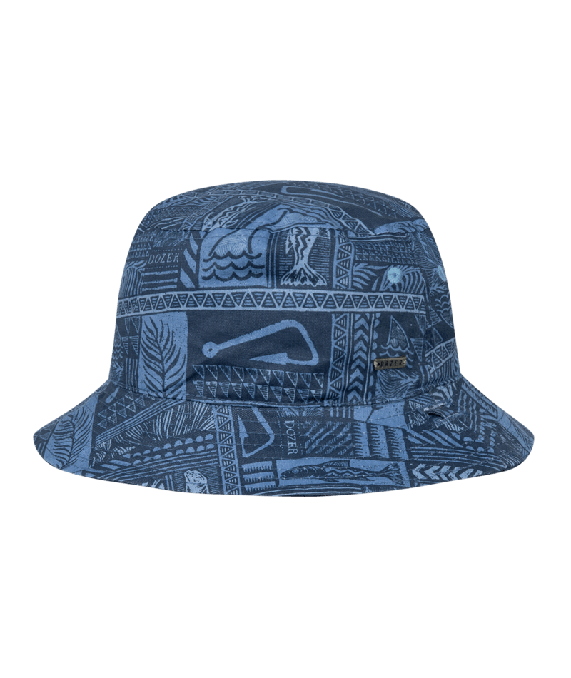 Dozer Boys Bucket Hat - Navy Ocean Theme - Aiden